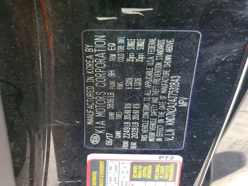 Продаж на аукціоні авто 2018 Kia Soul, vin: KNDJN2A24J7531843, номер лоту: 54831566