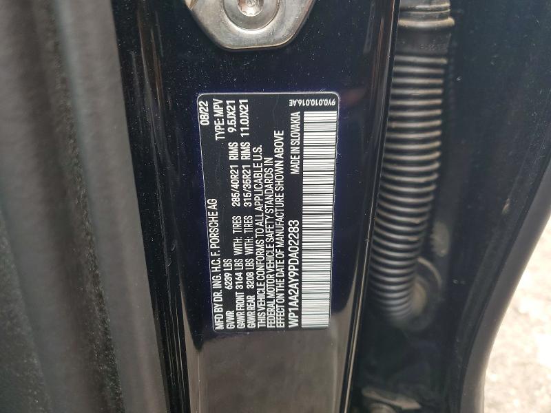 Aukcja sprzedaży 2023 Porsche Cayenne, vin: WP1AA2AY9PDA02283, numer aukcji: 53647876