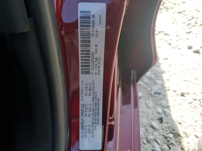 Aukcja sprzedaży 2015 Chrysler 200, vin: 1C3CCCCG2FN627023, numer aukcji: 55537726