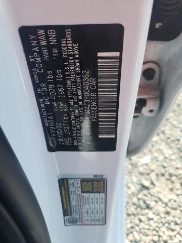 51977616 :رقم المزاد ، KMHLM4AJ3PU040362 vin ، 2023 Hyundai Elantra مزاد بيع