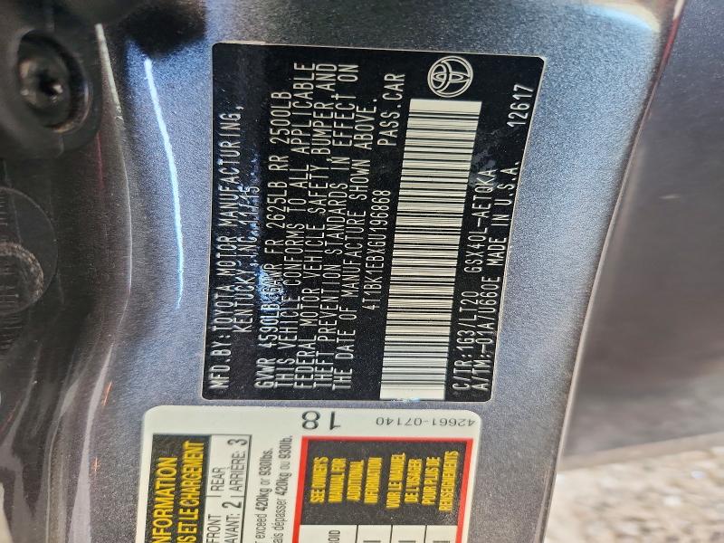 Aukcja sprzedaży 2016 Toyota Avalon, vin: 4T1BK1EBXGU196868, numer aukcji: 52422506