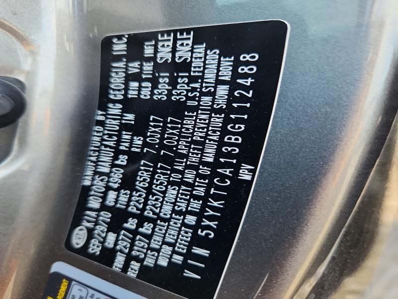 Продаж на аукціоні авто 2011 Kia Sorento, vin: 5XYKTCA13BG112488, номер лоту: 53900606