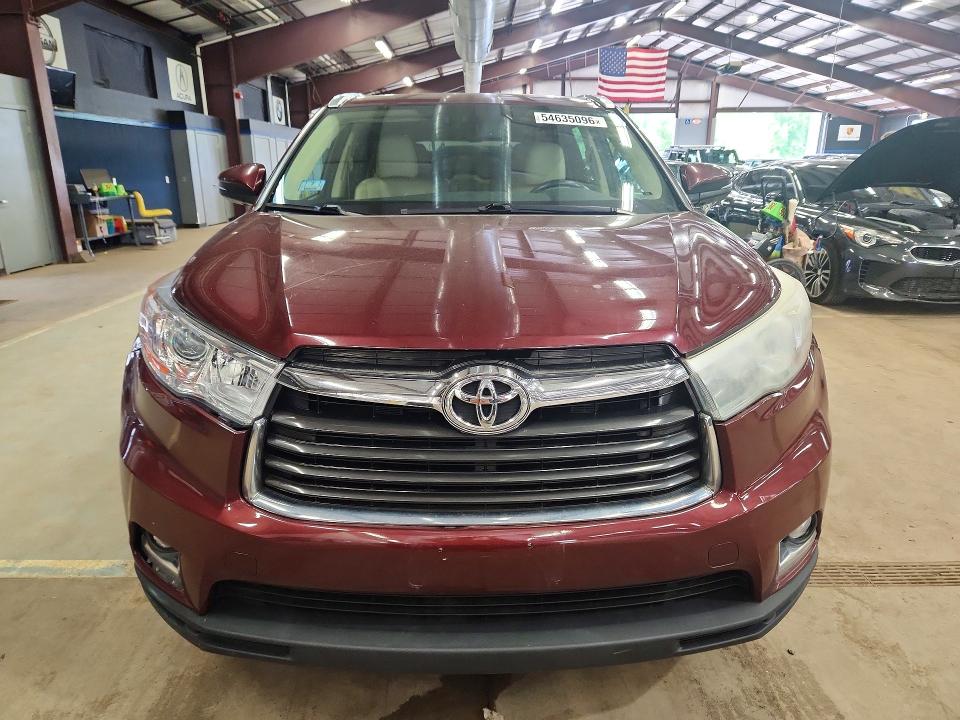 54635096 :رقم المزاد ، 5TDDKRFH1ES008917 vin ، 2014 Toyota Highlander مزاد بيع