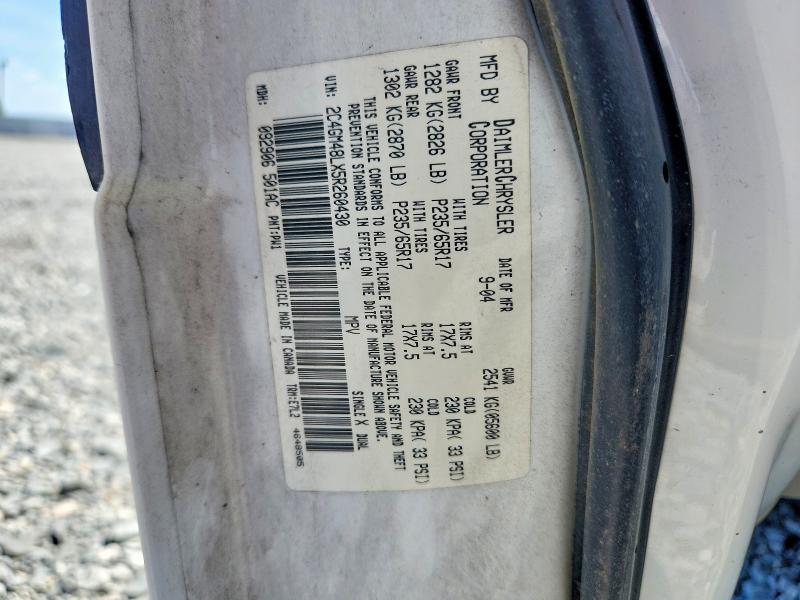 Aukcja sprzedaży 2005 Chrysler Pacifica, vin: 2C4GM48LX5R260430, numer aukcji: 52611176