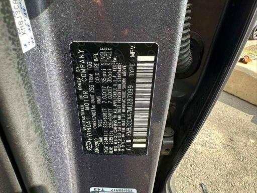 Aukcja sprzedaży 2021 Hyundai Tucson, vin: KM8J3CA47MU287099, numer aukcji: 50357416