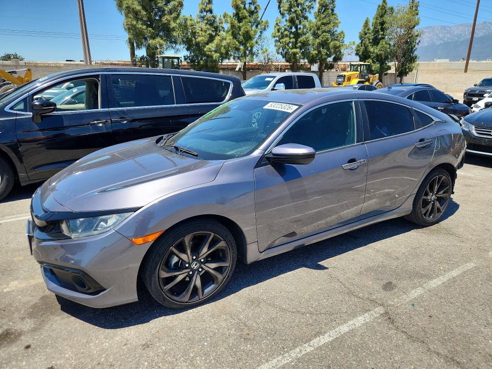 Auction sale of the 2019 Honda Civic, vin: 2HGFC2F83KH503919, lot number: 53225326