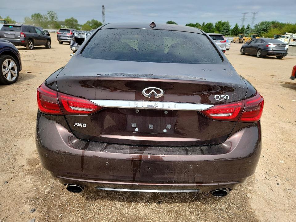 2020 Infiniti Q50 მანქანა იყიდება აუქციონზე, vin: JN1EV7AR8LM252396, აუქციონის ნომერი: 54479236