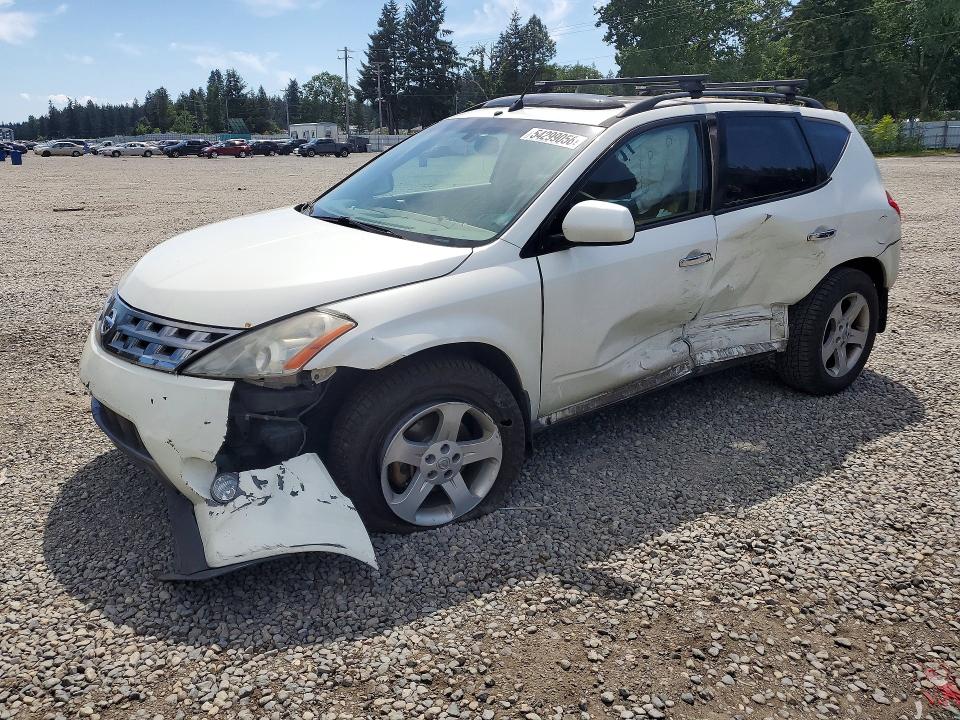 Auction sale of the 2003 Nissan Murano, vin: JN8AZ08W53W224597, lot number: 54299056
