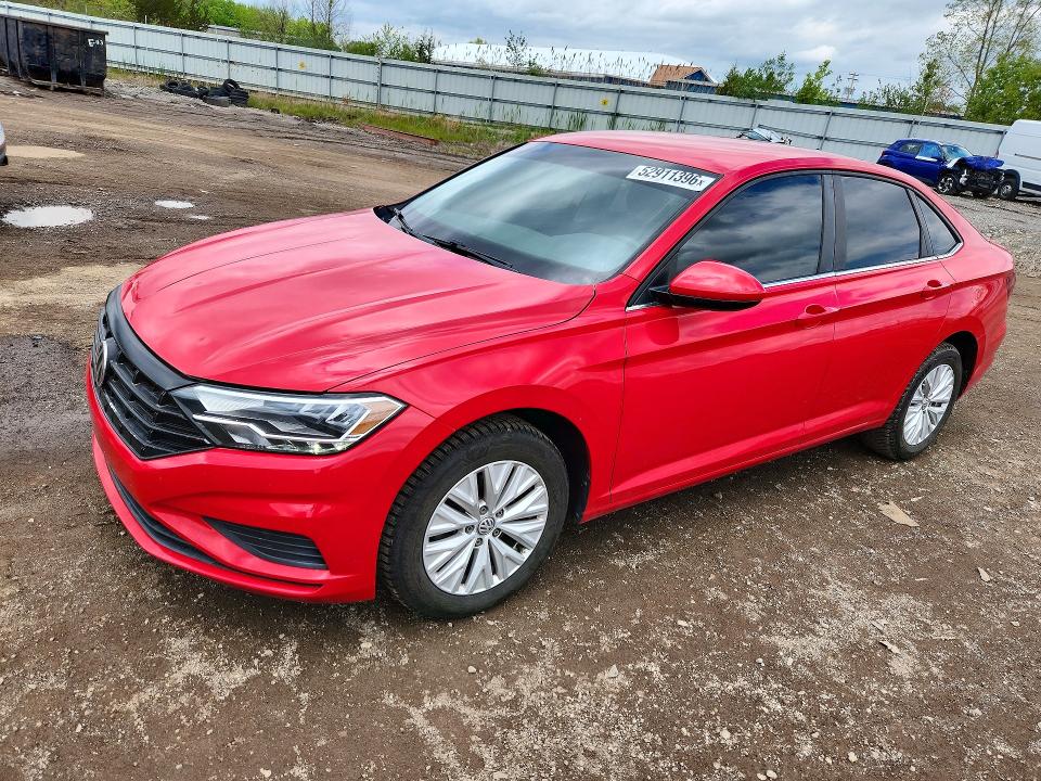 52911396 :رقم المزاد ، 3VWN57BUXKM226852 vin ، 2019 Volkswagen Jetta مزاد بيع