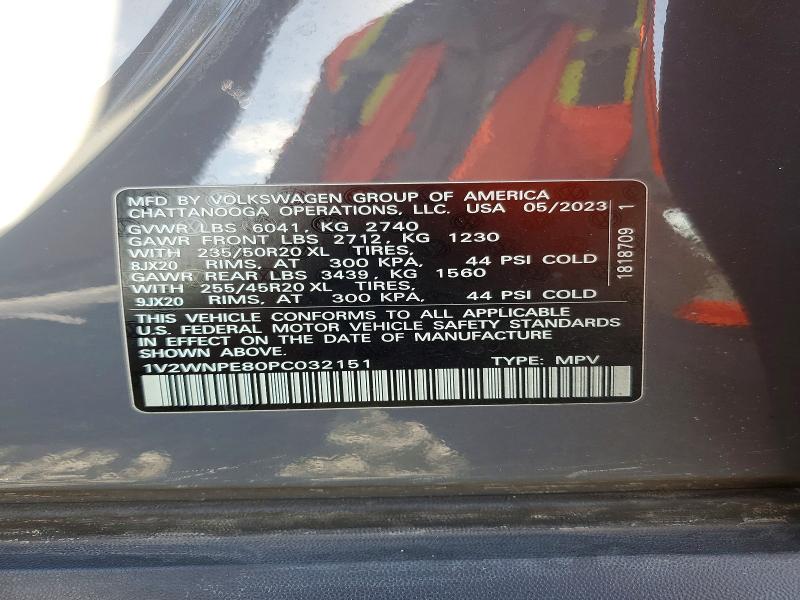 Aukcja sprzedaży 2023 Volkswagen Id.4, vin: 1V2WNPE80PC032151, numer aukcji: 55007646