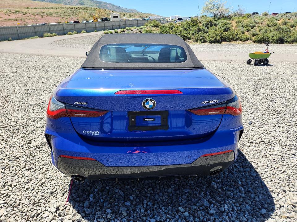 53469466 :رقم المزاد ، WBA43AT03NCK03557 vin ، 2022 Bmw 430xi مزاد بيع