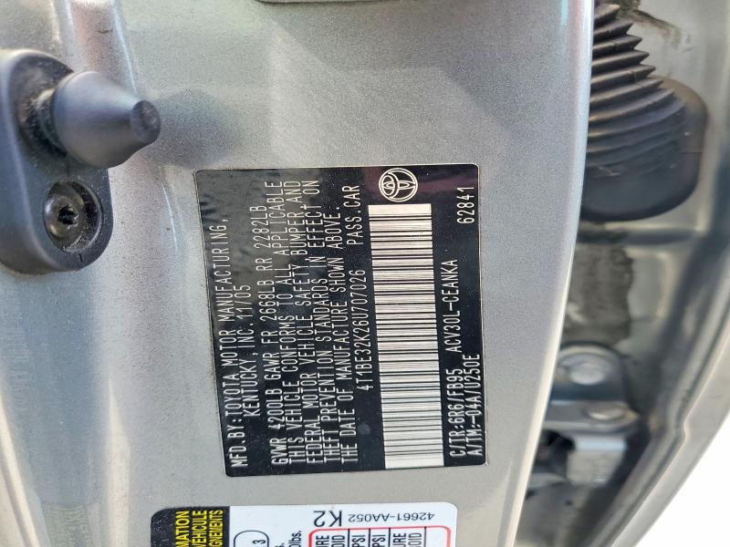 Продаж на аукціоні авто 2006 Toyota Camry, vin: 4T1BE32K26U707026, номер лоту: 54122786