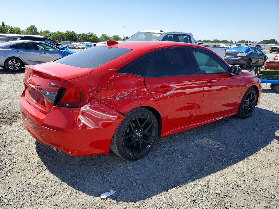 54531636 :رقم المزاد ، 2HGFE2F5XNH592652 vin ، 2022 Honda Civic مزاد بيع