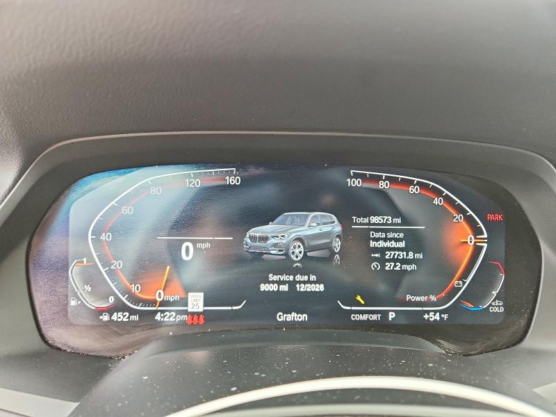 2022 Bmw X5 მანქანა იყიდება აუქციონზე, vin: 5UXCR6C06N9K67825, აუქციონის ნომერი: 52624166