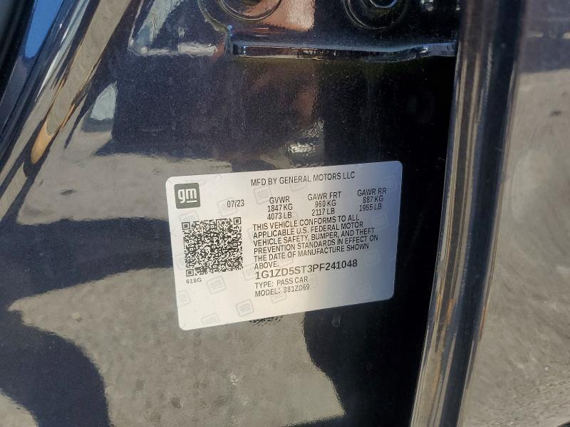 52325946 :رقم المزاد ، 1G1ZD5ST3PF241048 vin ، 2023 Chevrolet Malibu مزاد بيع