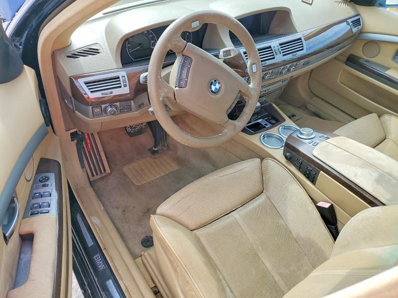 2006 Bmw 750 მანქანა იყიდება აუქციონზე, vin: WBAHL83576DT02058, აუქციონის ნომერი: 54547236