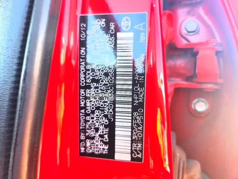 Продаж на аукціоні авто 2012 Toyota Prius C, vin: JTDKDTB33C1025849, номер лоту: 52466716