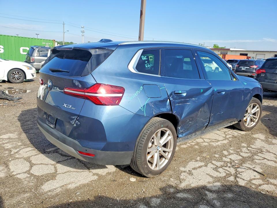 2025 Bmw X3 მანქანა იყიდება აუქციონზე, vin: 5UX53GP09S9001687, აუქციონის ნომერი: 52202806