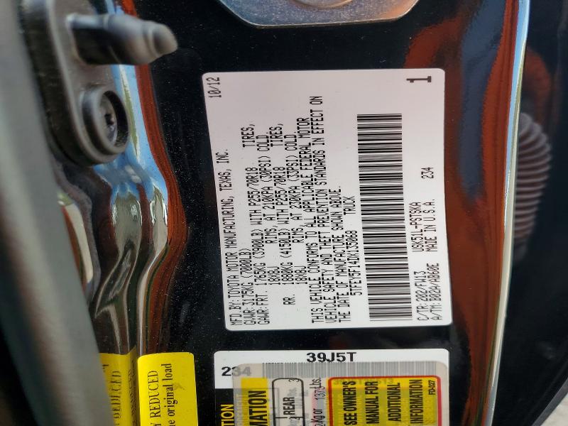 Продаж на аукціоні авто 2013 Toyota Tundra, vin: 5TFEY5F14DX135068, номер лоту: 51762836