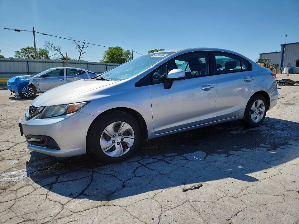 Auction sale of the 2013 Honda Civic, vin: 19XFB2F59DE229650, lot number: 53589266