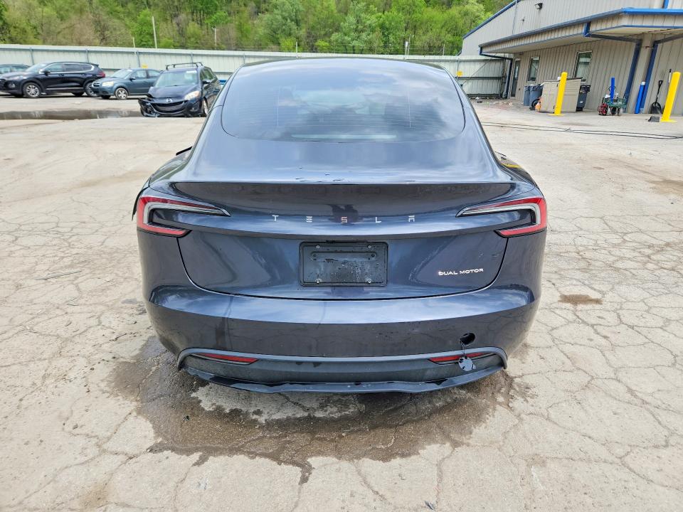 2025 Tesla Model 3 მანქანა იყიდება აუქციონზე, vin: 5YJ3E1EB7SF993872, აუქციონის ნომერი: 52195806