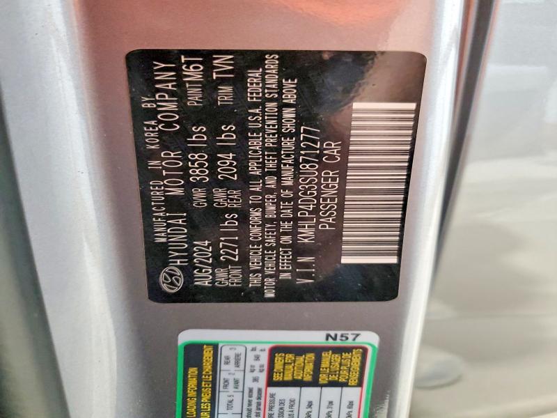 Продажа на аукционе авто 2025 Hyundai Elantra, vin: KMHLP4DG3SU871277, номер лота: 54988456