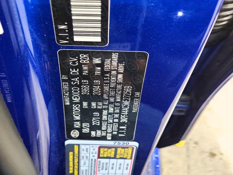 Aukcja sprzedaży 2021 Kia Forte, vin: 3KPF44AC5ME272569, numer aukcji: 52867146