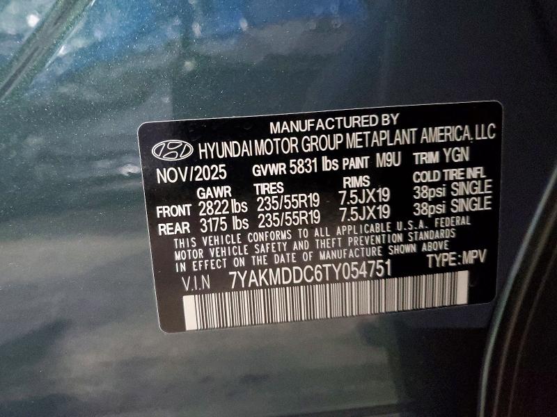 Продажа на аукционе авто 2026 Hyundai Ioniq 5, vin: 7YAKMDDC6TY054751, номер лота: 51765706