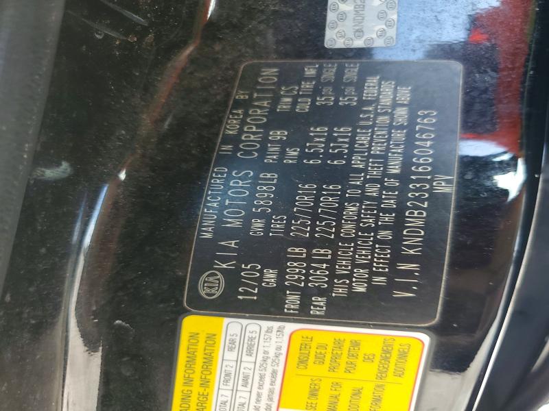 Продаж на аукціоні авто 2006 Kia Sedona, vin: KNDMB233166046763, номер лоту: 53785676