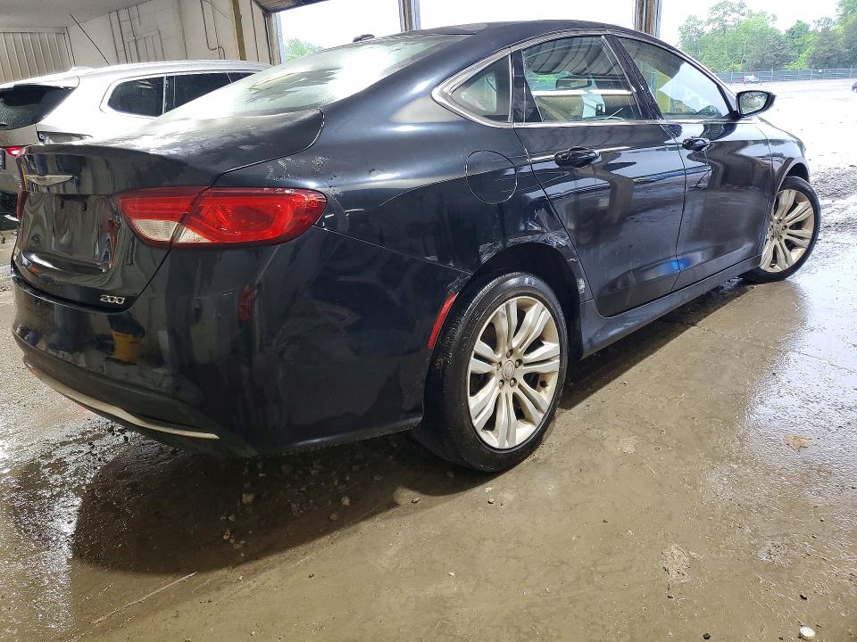 52542976 :رقم المزاد ، 1C3CCCAB2FN547194 vin ، 2015 Chrysler 200 مزاد بيع