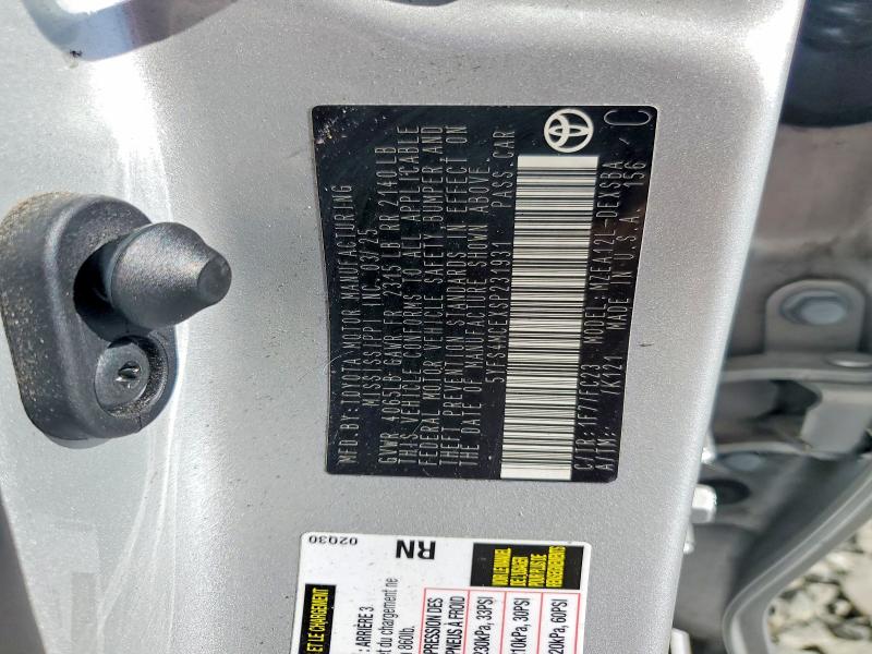 54898646 :رقم المزاد ، 5YFS4MCEXSP231931 vin ، 2025 Toyota Corolla مزاد بيع
