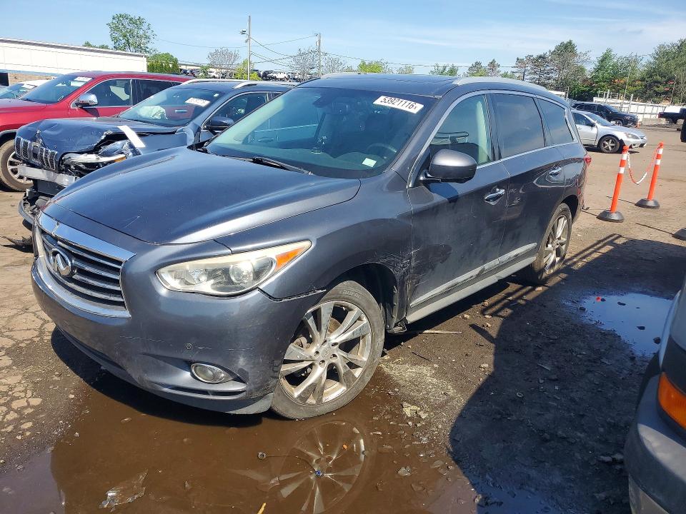 53921116 :رقم المزاد ، 5N1AL0MM5DC347428 vin ، 2013 Infiniti Jx35 مزاد بيع