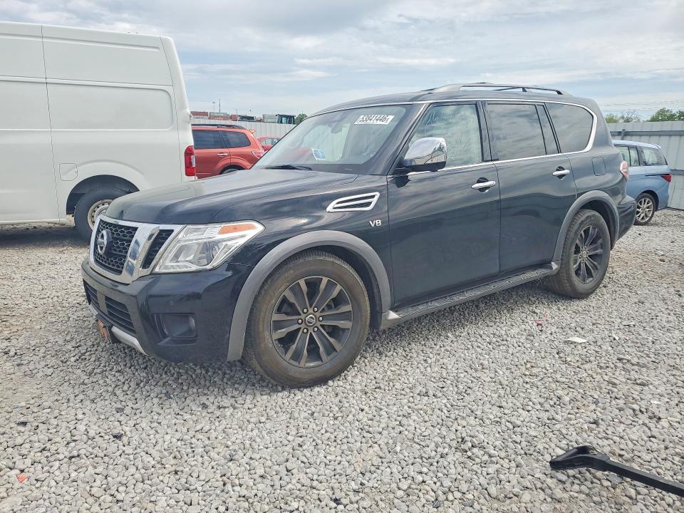 53841446 :رقم المزاد ، JN8AY2NE2J9733861 vin ، 2018 Nissan Armada مزاد بيع