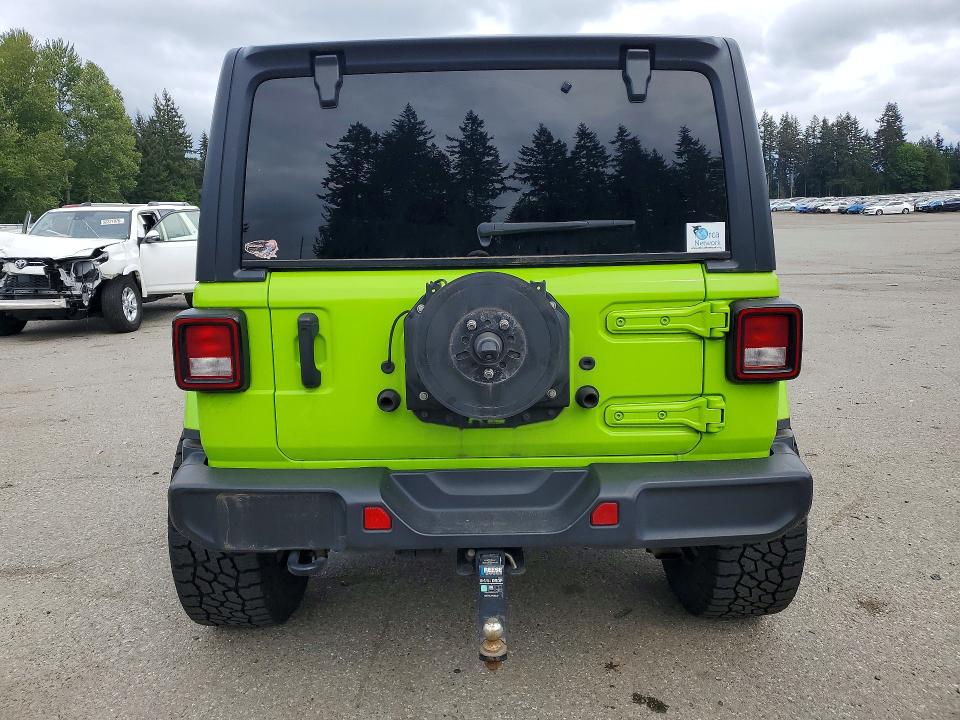 52394066 :رقم المزاد ، 1C4HJXEG5MW834623 vin ، 2021 Jeep Wrangler Unlimited مزاد بيع