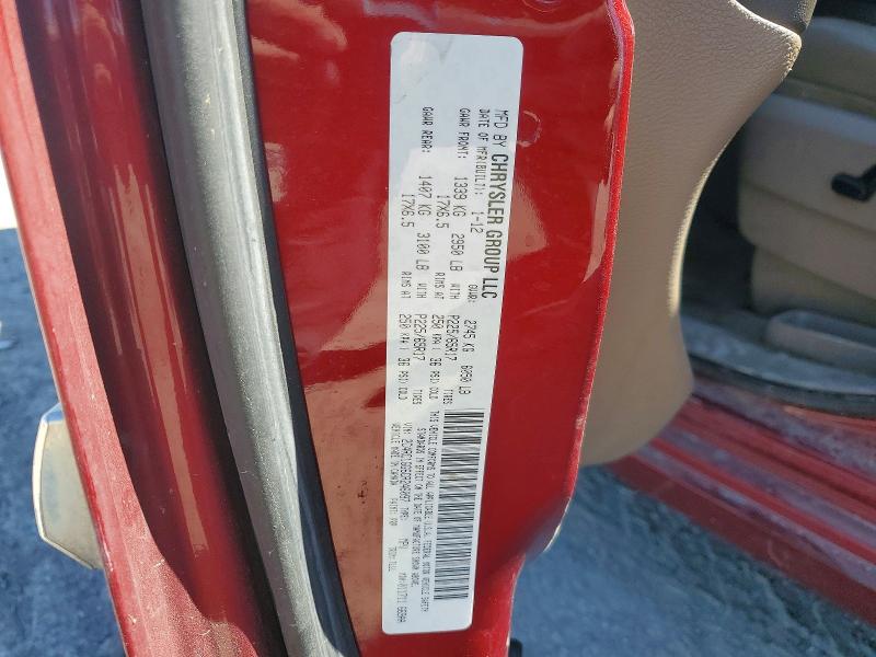 Aukcja sprzedaży 2012 Chrysler Town & Country, vin: 2C4RC1GG6CR246097, numer aukcji: 53409086
