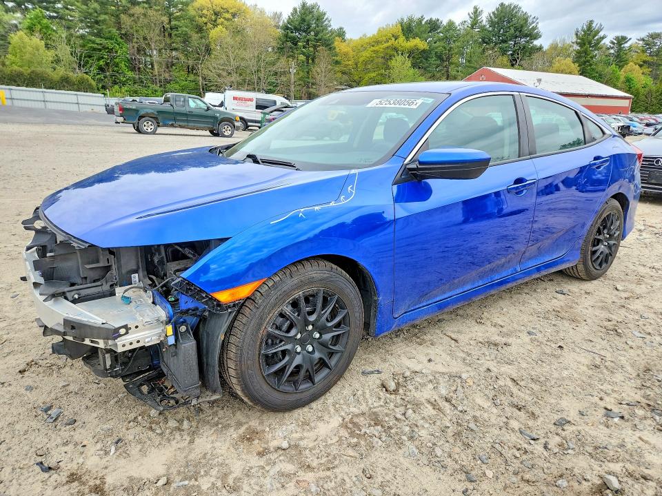 52538056 :رقم المزاد ، 19XFC2F61KE200484 vin ، 2019 Honda Civic مزاد بيع