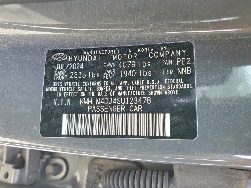 54915786 :رقم المزاد ، KMHLM4DJ4SU123478 vin ، 2025 Hyundai Elantra Hybrid مزاد بيع