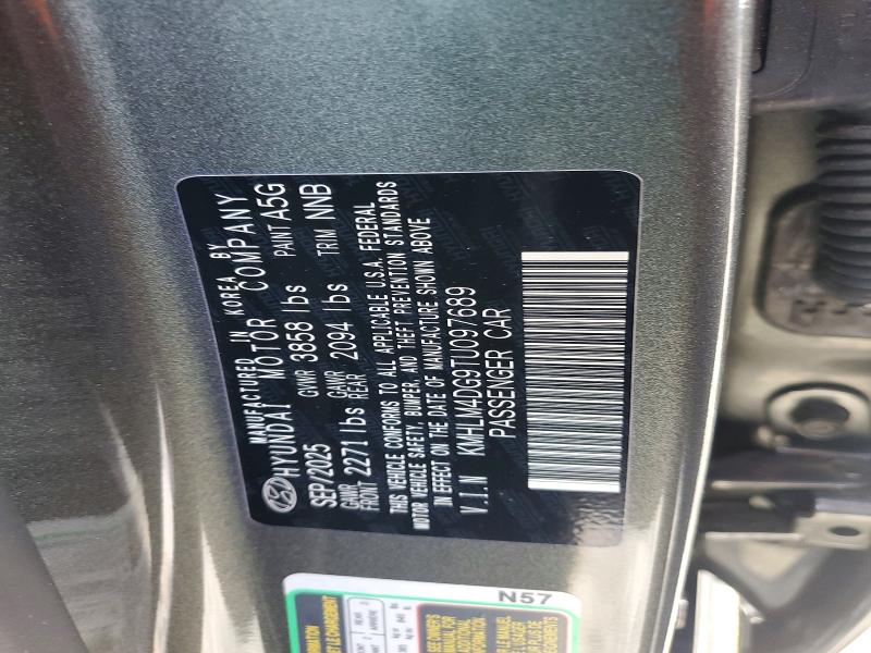 2026 Hyundai Elantra მანქანა იყიდება აუქციონზე, vin: KMHLM4DG9TU097689, აუქციონის ნომერი: 52580086
