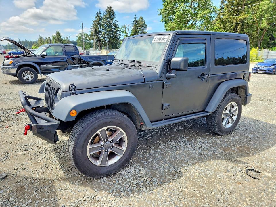 Aukcja sprzedaży 2016 Jeep Wrangler, vin: 1C4AJWAG3GL236893, numer aukcji: 53768566