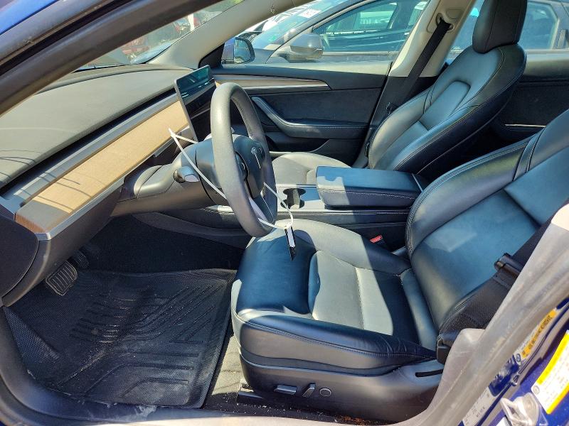 97100985 :رقم المزاد ، 5YJ3E1EA0NF187366 vin ، 2022 Tesla Model 3 مزاد بيع