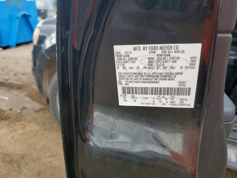 Продажа на аукционе авто 2011 Ford Escape, vin: 1FMCU9E70BKB58062, номер лота: 52397246
