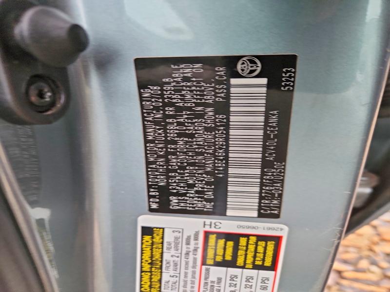2009 Toyota Camry მანქანა იყიდება აუქციონზე, vin: 4T4BE46K29R054126, აუქციონის ნომერი: 53225026