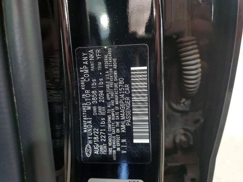 Продаж на аукціоні авто 2023 Hyundai Elantra, vin: KMHLM4AG6PU415780, номер лоту: 53958416