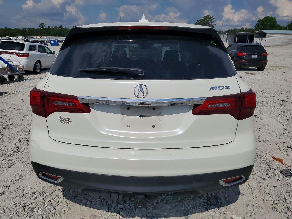 53952906 :رقم المزاد ، 5FRYD3H45GB001851 vin ، 2016 Acura Mdx مزاد بيع