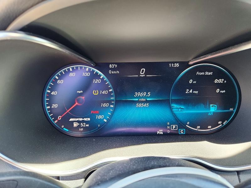 54221096 :رقم المزاد ، W1KWJ6EB6LF992074 vin ، 2020 Mercedes-benz C مزاد بيع