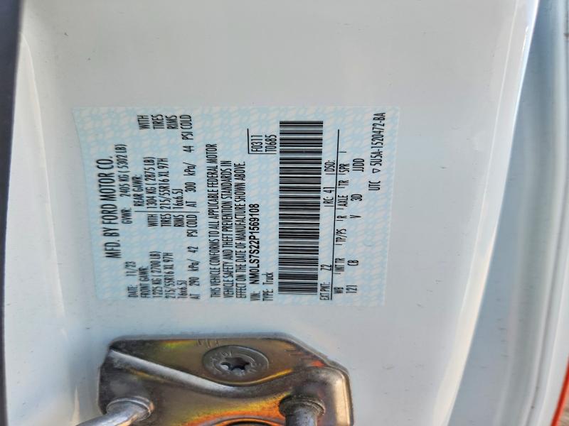 55141376 :رقم المزاد ، NM0LS7S22P1569108 vin ، 2023 Ford Transit Connect مزاد بيع