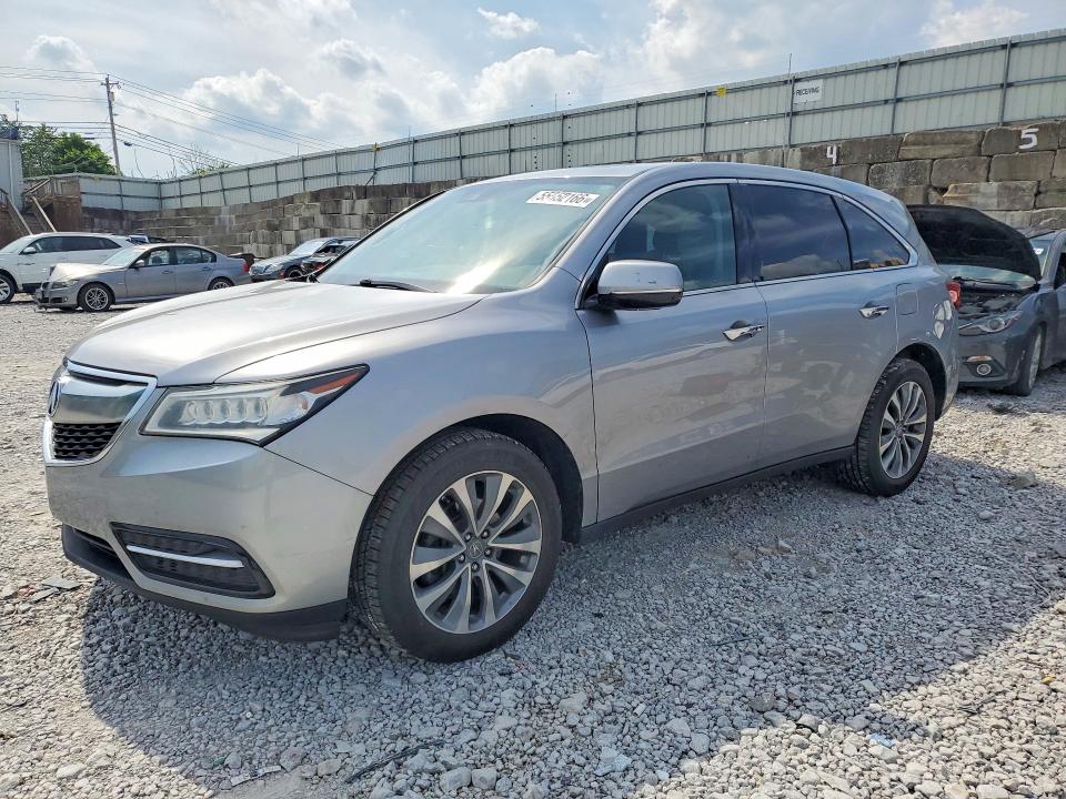 2016 Acura Mdx მანქანა იყიდება აუქციონზე, vin: 5FRYD4H49GB034387, აუქციონის ნომერი: 55552166