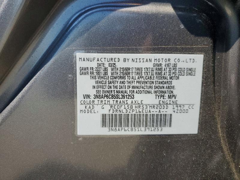 Продажа на аукционе авто 2025 Niss Kicks, vin: 3N8AP6CB5SL391253, номер лота: 54124976