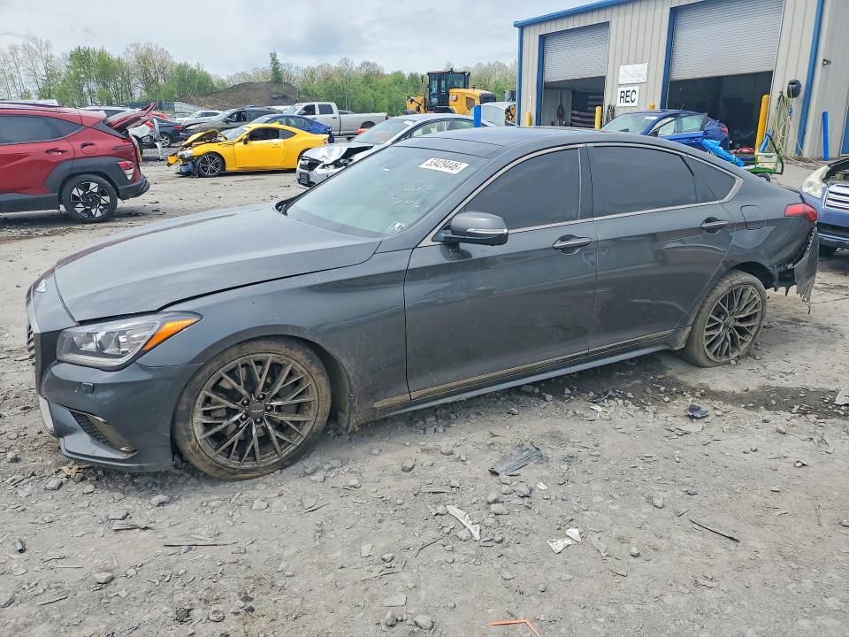 2019 Genesis G80 მანქანა იყიდება აუქციონზე, vin: KMTFN4JE9KU320640, აუქციონის ნომერი: 53429446