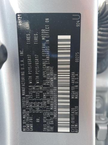 Продажа на аукционе авто 2022 Toyota Corolla Cross, vin: 7MUCAAAG6NV001188, номер лота: 52652636